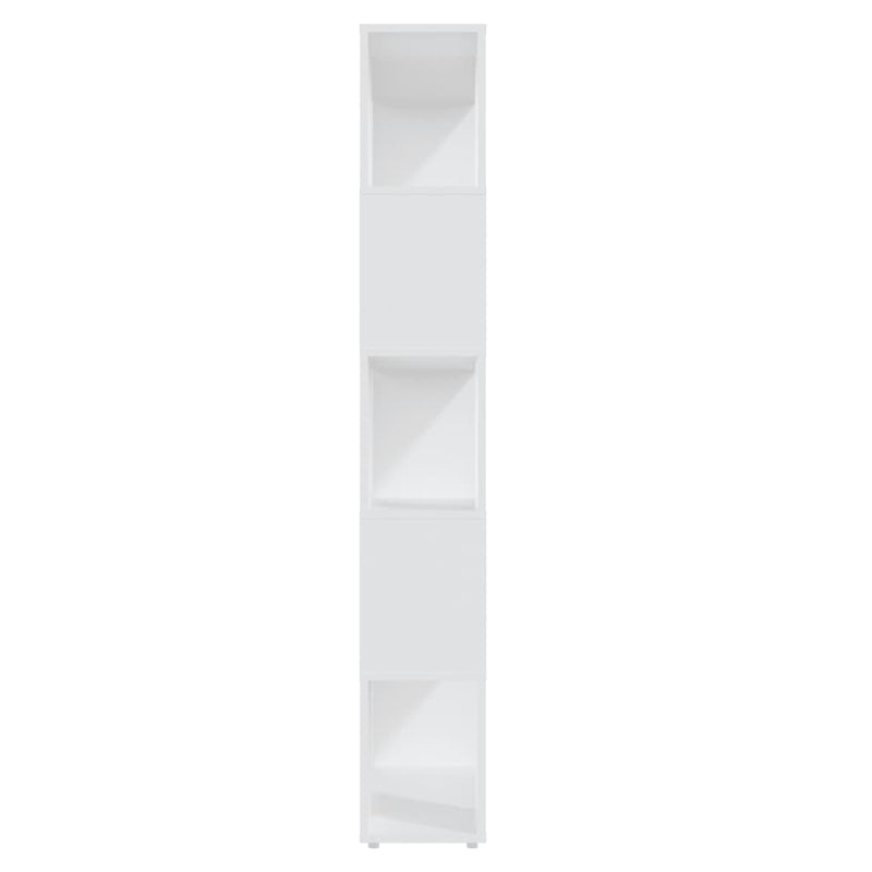 vidaXL fehér szerelt fa térelválasztó könyvszekrény 80 x 24 x 155 cm