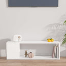 vidaXL fehér szerelt fa TV-szekrény 100 x 24 x 32 cm