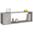 vidaXL betonszürke szerelt fa TV-szekrény 100 x 24 x 32 cm