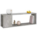 vidaXL betonszürke szerelt fa TV-szekrény 100 x 24 x 32 cm