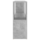 vidaXL betonszürke szerelt fa könyvszekrény 100 x 24 x 63 cm