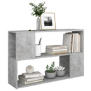 vidaXL betonszürke szerelt fa könyvszekrény 100 x 24 x 63 cm