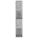 vidaXL betonszürke térelválasztó könyvszekrény 100 x 24 x 124 cm