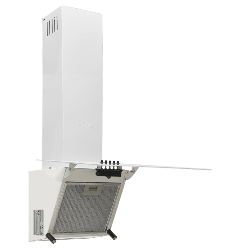 vidaXL fehér acél és edzett üveg fali páraelszívó 60 cm