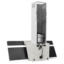 vidaXL fehér acél és edzett üveg fali páraelszívó 90 cm