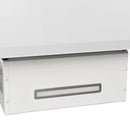 vidaXL fehér acél és edzett üveg fali páraelszívó 90 cm