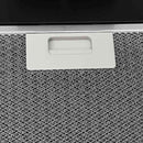 vidaXL fekete acél és edzett üveg fali páraelszívó 60 cm