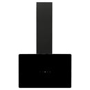 vidaXL fekete acél és edzett üveg fali páraelszívó 60 cm