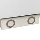 vidaXL fehér acél és edzett üveg fali páraelszívó 60 cm