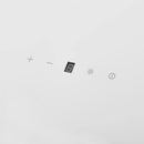 vidaXL fehér acél és edzett üveg fali páraelszívó 60 cm