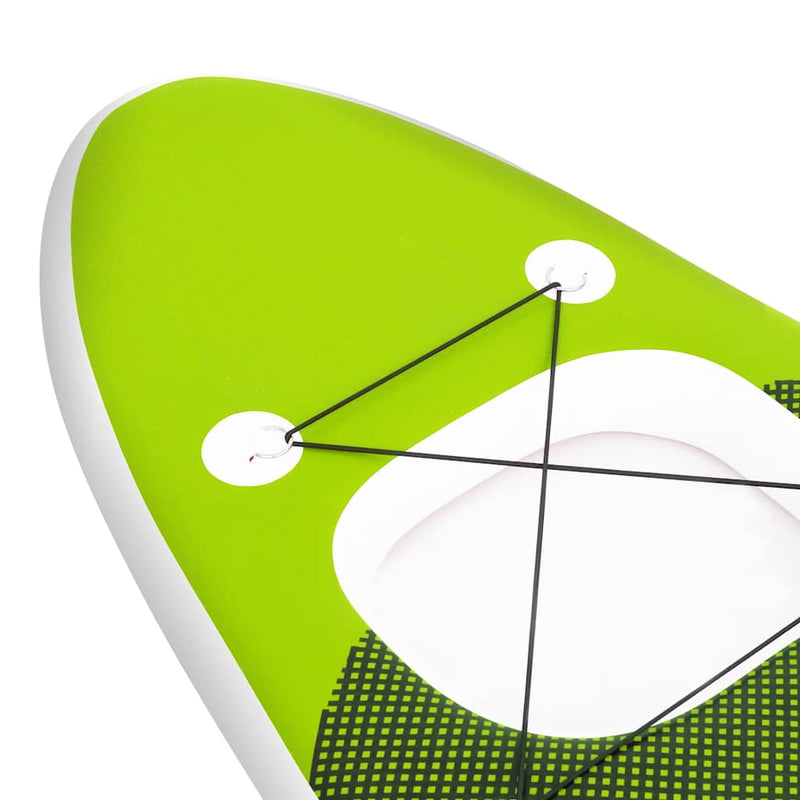 vidaXL zöld felfújható állószörfszett 360 x 81 x 10 cm
