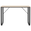 vidaXL fekete-tölgyszínű forgácslap számítógépasztal 110 x 60 x 73 cm