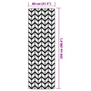 vidaXL kültéri szőnyeg ARAKIL szürke 80x250 cm PP