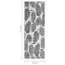 vidaXL kültéri szőnyeg ARAKIL fekete 80x250 cm PP