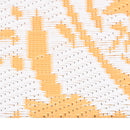 vidaXL kültéri szőnyeg ARAKIL sárga 140x200 cm PP