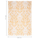 vidaXL kültéri szőnyeg ARAKIL sárga 140x200 cm PP