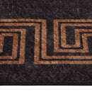 vidaXL fekete és arany csúszásmentes mosható szőnyeg 80 x 150 cm