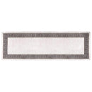 vidaXL világosbézs csúszásmentes mosható szőnyeg 80 x 300 cm