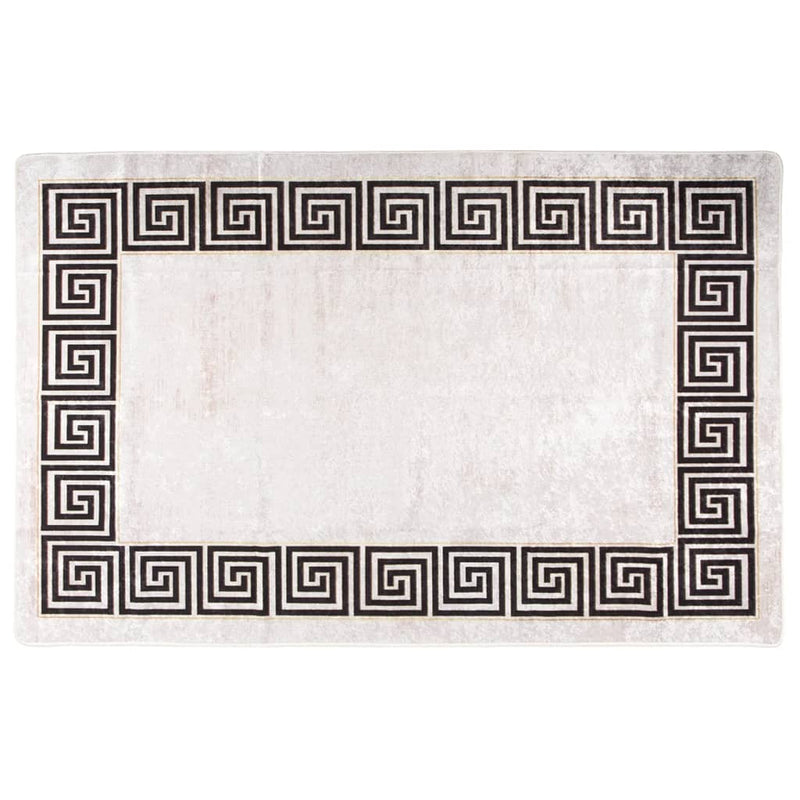 vidaXL világosbézs csúszásmentes mosható szőnyeg 160 x 230 cm