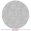 vidaXL világos bézs mosható szőnyeg φ120 cm