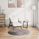 vidaXL szürke csúszásmentes mosható szőnyeg φ 120 cm