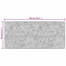 vidaXL fekete és fehér csúszásmentes mosható szőnyeg 80 x 300 cm