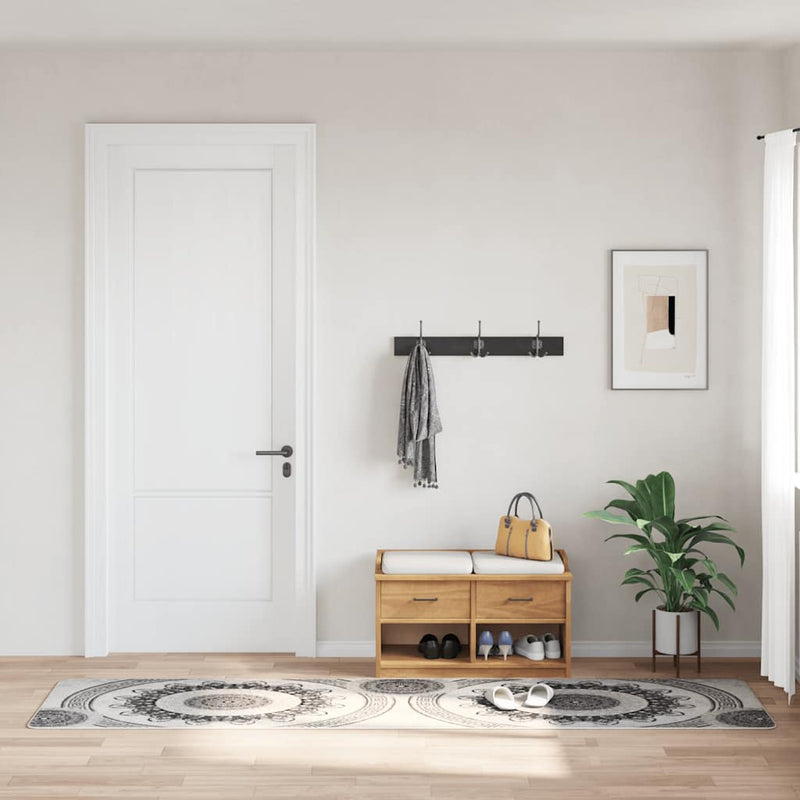 vidaXL mintás csúszásmentes mosható szőnyeg 80 x 300 cm