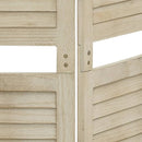 vidaXL 6 paneles tömör császárfa paraván 210 x 165 cm