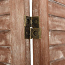 vidaXL 6 paneles barna tömör császárfa paraván 210 x 165 cm