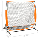 vidaXL fekete multisport/baseball gyakorlóháló 174 x 76 x 158,5 cm