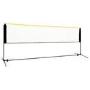 vidaXL fém állítható tollaslabdaháló 400 x 103 x 94-158 cm