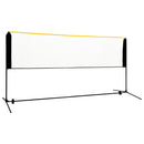 vidaXL fém állítható tollaslabdaháló 300 x 103 x 94-158 cm