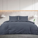 vidaXL antracitszürke mikroszálas ágyneműhuzat-garnitúra 200 x 220 cm