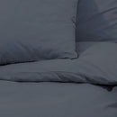 vidaXL antracitszürke mikroszálas ágyneműhuzat-garnitúra 200 x 220 cm
