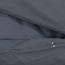 vidaXL antracitszürke mikroszálas ágyneműhuzat-garnitúra 200 x 220 cm