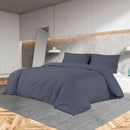 vidaXL antracitszürke mikroszálas ágyneműhuzat-garnitúra 200 x 220 cm