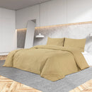 vidaXL tópszínű mikroszálas ágyneműhuzat-garnitúra 240 x 220 cm