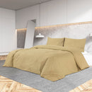 vidaXL tópszínű mikroszálas ágyneműhuzat-garnitúra 200 x 220 cm