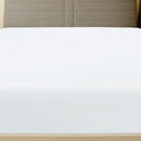 vidaXL 2 db fehér pamutdzsörzé gumis lepedő 140 x 200 cm