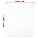 vidaXL 2 db fehér pamutdzsörzé gumis lepedő 160x200 cm