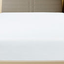 vidaXL 2 db fehér pamutdzsörzé gumis lepedő 180x200 cm