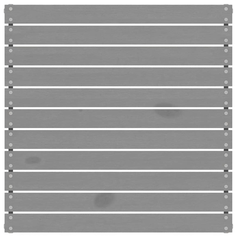 vidaXL szürke tömör fenyőfa kerti lábzsámoly