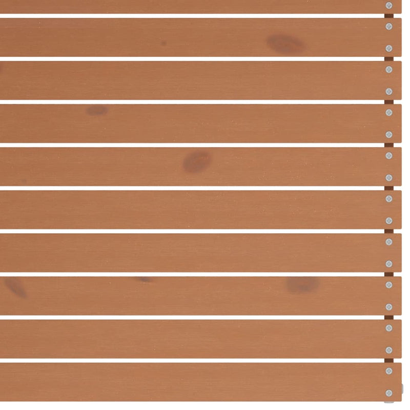 vidaXL 4 db mézbarna tömör fenyőfa kerti középső kanapé