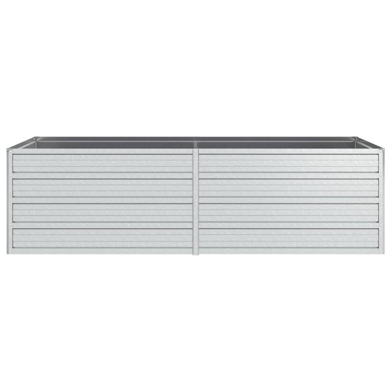 vidaXL ezüstszínű horganyzott acél kerti magaságyás 160 x 80 x 45 cm