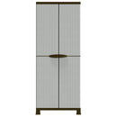 vidaXL rattanstílusú műanyag szekrény 68 x 39 x 171,5 cm