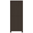 vidaXL rattanstílusú műanyag szekrény 68 x 39 x 171,5 cm