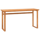 vidaXL tömör tíkfa íróasztal 120 x 45 x 75 cm