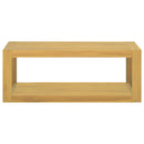 vidaXL tömör tíkfa falra szerelhető fürdőszobaszekrény 90 x 45 x 35 cm