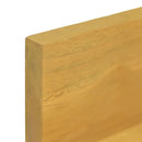 vidaXL 2 darab tömör tíkfa falipolc 60 x 10 x 10 cm