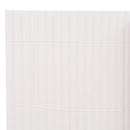 vidaXL fehér kétoldalas kerti kerítés 90 x 400 cm